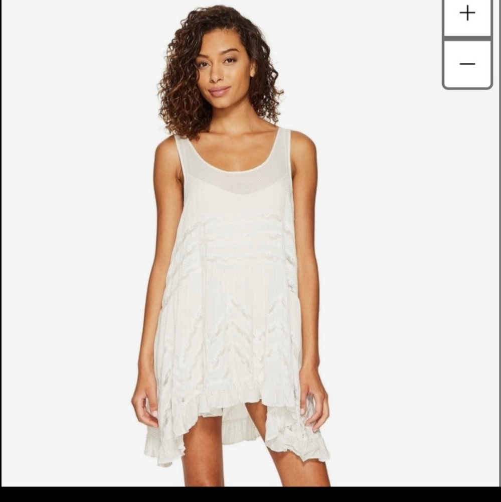 Free People Voile lace slip dress